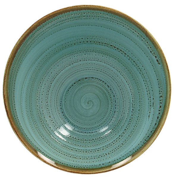 Тарелка 29 х 14 см ассиметричная 1,6 л  RAK Porcelain &quot;Twirl Lagoon&quot; / 314895