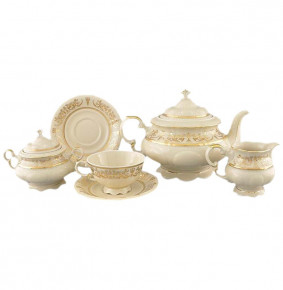 Чайный сервиз на 6 персон 15 предметов  Leander "Соната /Золотая элегантность /СК" / 158369