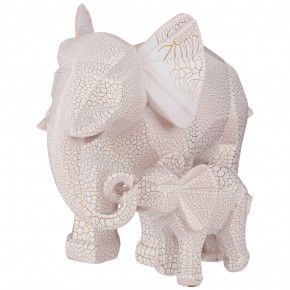 Статуэтка 21 х 15 х 20 см белые  LEFARD "Оригами /Два слона" / 254699