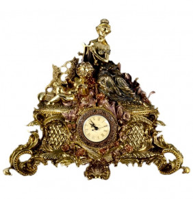 Часы 50 см каминные  Royal Classics "Девушка с арфой" / 093945