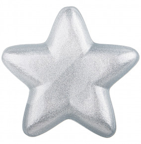 Блюдо 22 см Звезда  АКСАМ "Star silver shiny" / 259917