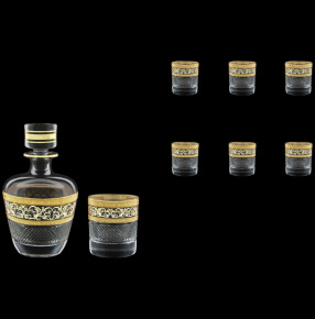 Набор для виски 7 предметов (графин 850 мл + 6 стаканов по 290 мл)  Astra Gold "Аллегро" / 127742