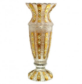 Ваза для цветов 84 см  Aurum Crystal "Хрусталь с золотом" / 035002