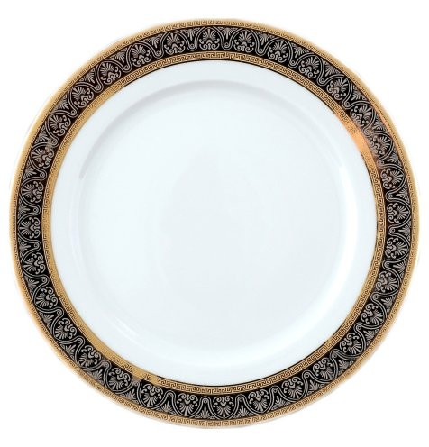 Набор тарелок 21 см 6 шт  Thun &quot;Опал /Платина с золотом&quot; / 020575