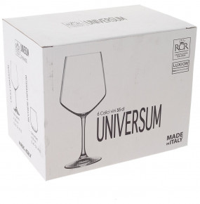 Бокалы для красного вина 500 мл 6 шт  RCR Cristalleria Italiana SpA "UNIVERSUM /Без декора" / 171662
