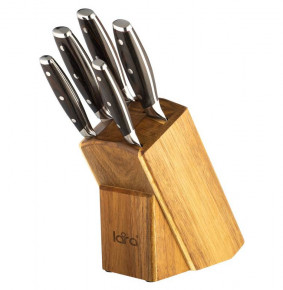 Набор кухонных ножей 6 предметов на подставке "Lara" / 287427