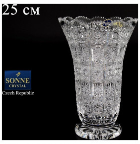 Ваза для цветов 25 см  Sonne Crystal "S. Crystal /Хрусталь резной" / 083824