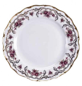 Набор тарелок 19 см 6 шт  Bohemia Porcelan Moritz Zdekauer 1810 s.r.o. "Анжелика /Плетистая роза" / 045997