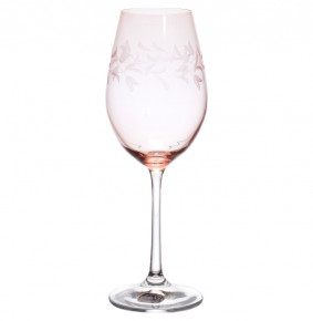 Бокал для белого вина 250 мл 1 шт  Crystalex CZ s.r.o. "Виола /Ассорти /с рисунком" (красный) / 133471