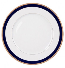 Набор тарелок 25 см 6 шт  Thun "Сильвия /Синяя полоса с золотом" / 039290