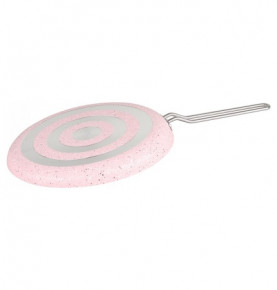 Блинница 32 см антипригарное покрытие розовая  O.M.S. Collection "Granite Crepe Pan" / 295610