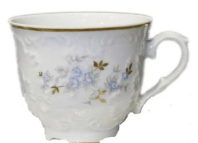 Набор чайных чашек 250 мл 6 шт  Cmielow "Рококо /Голубой цветок" / 330564