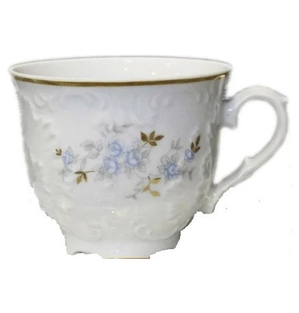 Набор чайных чашек 250 мл 6 шт  Cmielow &quot;Рококо /Голубой цветок&quot; / 330564