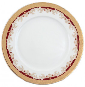 Набор тарелок 25 см 6 шт  Thun "Кристина /Лилии на красном" / 056214