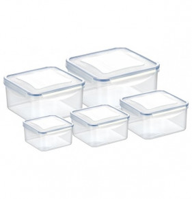 Набор контейнеров 5 шт квадратные  Tescoma "FRESHBOX"  / 141637
