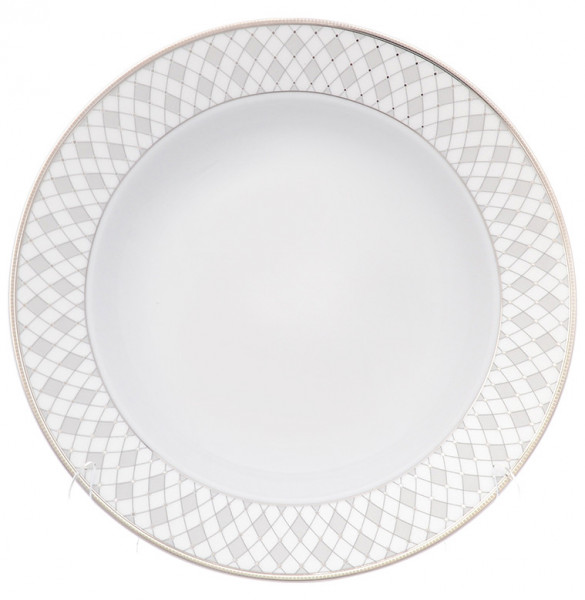 Набор тарелок 22,5 см 6 шт глубокие  Repast &quot;Серо-белая сетка&quot; / 230453