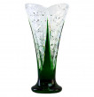 Ваза для цветов 25,5 см  Aurum Crystal &quot;Бутон /Зелёный&quot; / 152809