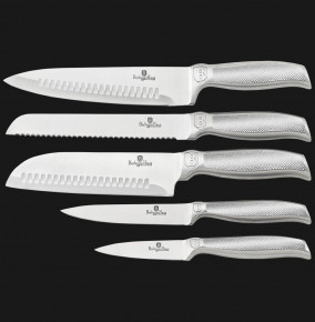 Набор кухонных ножей 6 предметов на подставке  Berlinger Haus "Kikoza Collection" / 135649