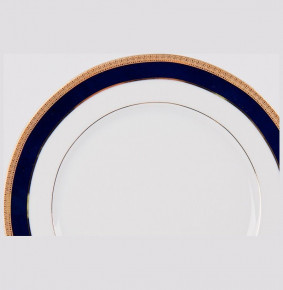 Набор тарелок 19 см 6 шт  Thun "Сильвия /Синяя полоса с золотом" / 039287
