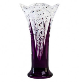 Ваза для цветов 20,5 см  Aurum Crystal "Бутон /Фиолет" / 152808