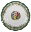 Блюдо 30 см круглое  Royal Czech Porcelain &quot;Фредерика /Мадонна зелёная&quot; / 096786