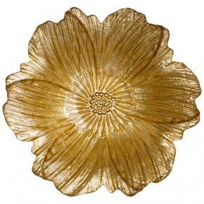 Блюдо 21 см круглое  АКСАМ "Golden flower" / 277052
