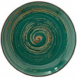 Тарелка 23 см зелёная  Wilmax &quot;Spiral&quot; / 261627
