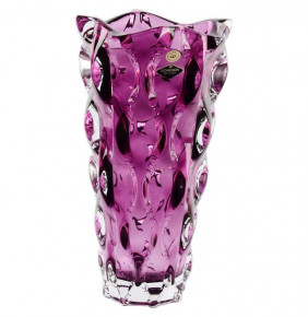 Ваза для цветов 30 см  Aurum Crystal "Самба /Фиолетовая" / 143416