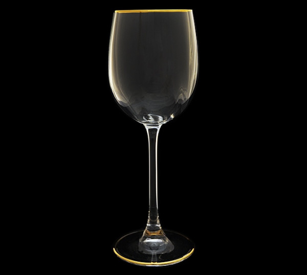 Бокалы для белого вина 260 мл 6 шт  Rona &quot;Эсприт /Золотая отводка&quot; / 018356