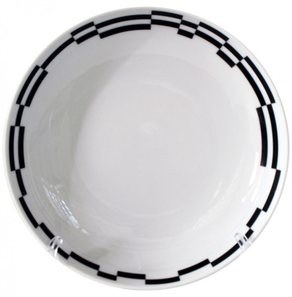 Набор тарелок 20 см 6 шт глубокие  Thun &quot;Том /Черно-белые полоски&quot; / 244795