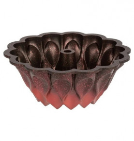 Форма для выпечки кекса 26 х 15 см антипригарное покрытие красная  O.M.S. Collection "GRANIT CAKE MOULD" / 284123