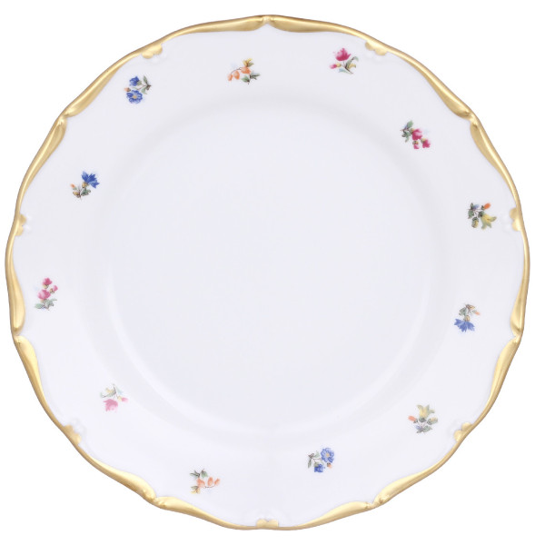 Набор тарелок 25 см 6 шт  Leander &quot;Офелия /3051 /Мелкие цветы /золото&quot; / 299093