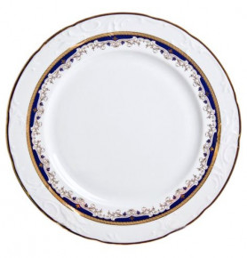 Набор тарелок 25 см 6 шт  Thun "Тулип /Лилии на синем" / 002284