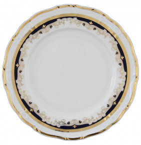 Набор тарелок 19 см 6 шт  Thun "Мария-Луиза /Лилии на синем" / 056404