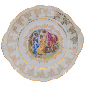 Пирожковая тарелка 27 см  Chodov "Корона /Аристократ /Мадонна перламутр" / 286676