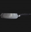 Набор сковород 3 предмета со съемной ручкой (20, 24, 28 см)  Berlinger Haus &quot;Stamping Series&quot; серый / 135740