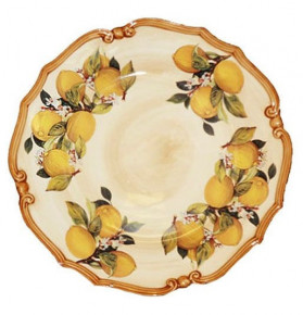 Блюдо 38 см круглое  Ceramica Cuore "Лимоны" / 052208