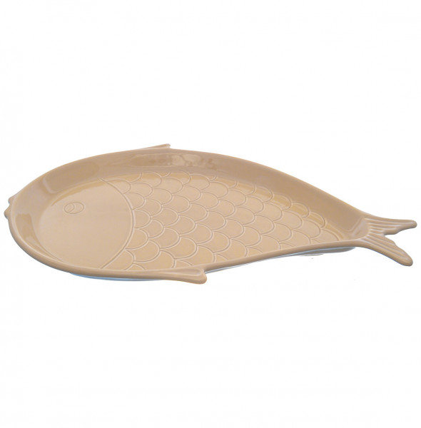 Блюдо для рыбы 48 см  Artigianato Ceramico by Caroline &quot;La Natura in Tavola&quot; бежевое / 228448