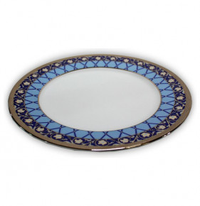 Набор тарелок 19 см 6 шт  Thun "Кайро /Сетка на синем /платина" / 244760