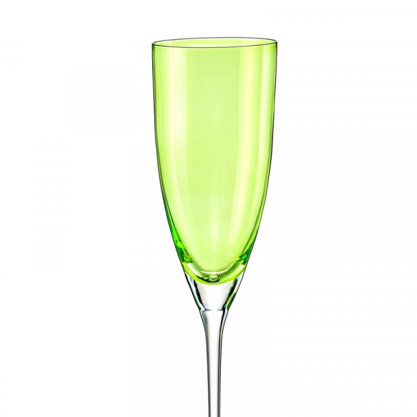 Бокал для шампанского 220 мл 1 шт зеленый  Crystalex CZ s.r.o. &quot;Кейт&quot; / 246482