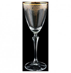 Бокалы для белого вина 250 мл 6 шт  Crystalex CZ s.r.o. "Элизабет /Золотой узор /8107" / 058599