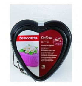Форма для выпечки 11 x 11 см раскладная Сердце "Tescoma /DELÍCIA"  / 142525