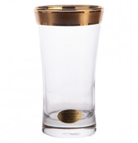 Стаканы для воды 6 шт  UNION GLASS "Матовая полоса /золото /420013" / 147405