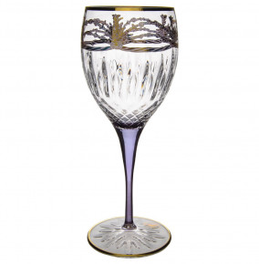 Бокалы для белого вина 300 мл 6 шт  RCR Cristalleria Italiana SpA "Timon /Violet /Gold" / 284822