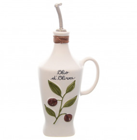 Бутылка для масла 29 см 750 мл  Artigianato Ceramico by Caroline "Oliere Classiche" белая / 228277