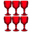 Бокалы для вина 400 мл 6 шт красные  LEFARD &quot;Muza Color /Рокки&quot; / 193002