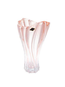 Ваза для цветов 32 см  Aurum Crystal "Plantica /Розовая"  / 192706