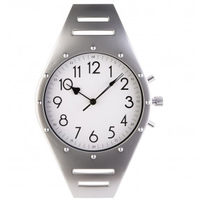 Часы настенные 41 х 26,5 х 5 см кварцевые серебро  LEFARD "WATCH" / 188035