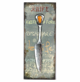 Картина 60 х 25 х 4,5 см  P.L. Proff Cuisine "Knife" / 315222