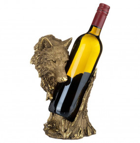 Подставка под бутылку 17 х 26 см бронза с позолотой  ИП Шихмурадов "Волк"  / 273648